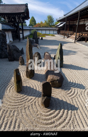 Zen-Garten des Abtes Hall-Tofuku-Ji Tempel Kyoto 2 Stockfoto