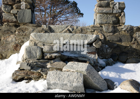 Odiorne Point State Park in den Wintermonaten befindet sich in Rye New Hampshire USA ist Teil von Neu-England Stockfoto