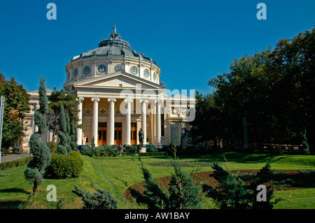 Bukarest, Rumänisch Athenaeum Konzertsaal Stockfoto
