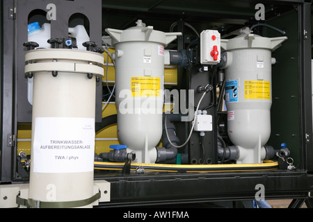 Trinkwasseraufbereitungsanlage Stockfoto