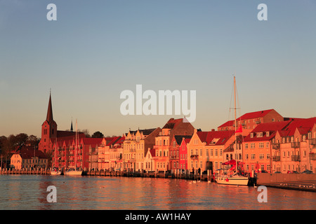 Dänemark Dänemark Insel Alsen Sonderburg Süder Hafenstrasse Insel Alsen Stockfoto