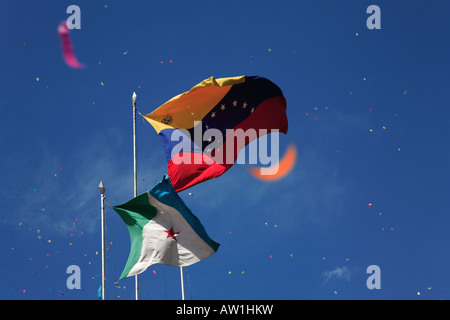 Fahne-Venezuela-Südamerika-Venezuela Stockfoto