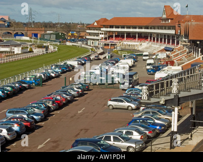 Roodee, Chester Rennbahn Stockfoto