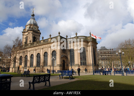 St. Philips Kathedrale in Birmingham, England. Stockfoto