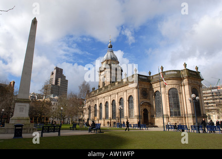 St. Philips Kathedrale in Birmingham, England. Stockfoto