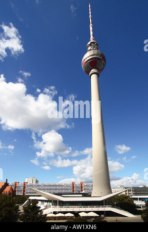 Fernsehturm am Alexanderplatz, Berlin, Deutschland Stockfoto
