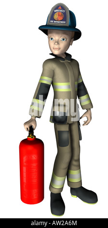 Feuerwehrmann Stockfoto