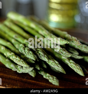 frisch geschnittenen Spargel Stockfoto