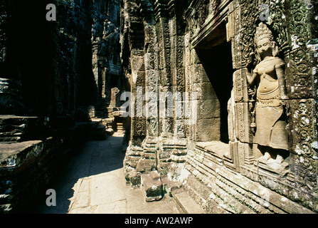 Bayon, Angkor Thom, Kambodscha Stockfoto