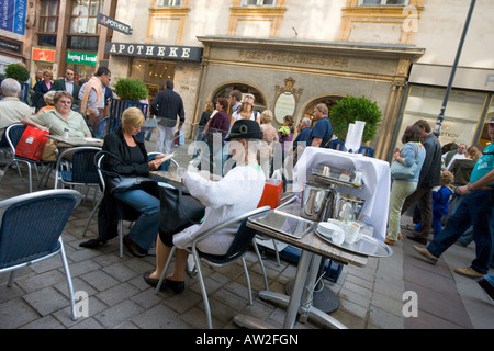 Cafe Demel außen Wien Österreich Stockfoto