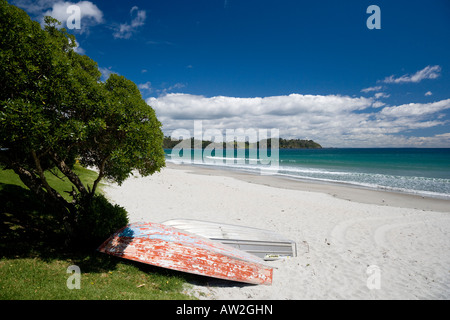 Strandszenen am Ontangi Strand, Waiheke Stockfoto