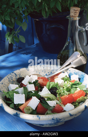 Griechischer Salat Stockfoto