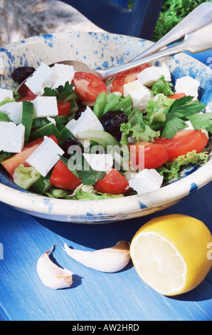 Griechischer Salat Stockfoto