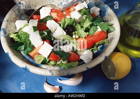 Griechischer Salat Stockfoto