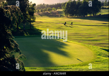 Der Golfplatz in Alyth, Strathmore, Schottland. Gegründet 1894, die ursprünglich von der Master Old Tom Morris von St. Andrews Stockfoto