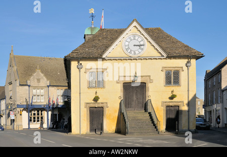 Cotswold Rathaus Wolle Markt Tetbury Gloucestershire Stockfoto