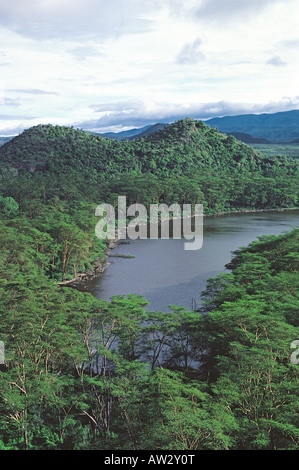 Sonachi Crater Lake in der Nähe von Lake Naivasha in der Rift Valley Kenia in Ostafrika Stockfoto