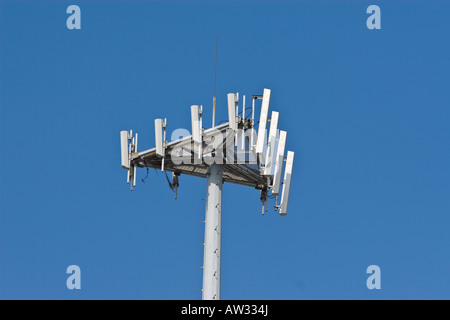 Ein zellulares Telefon Turm Stockfoto