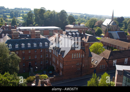 Marlborough College in dem Markt Stadt von Marlborough, Wiltshire Stockfoto