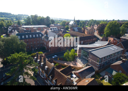 Marlborough College in dem Markt Stadt von Marlborough, Wiltshire Stockfoto