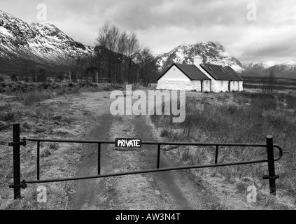 Black Rock Cottage, Glencoe, Scotland, UK Stockfoto