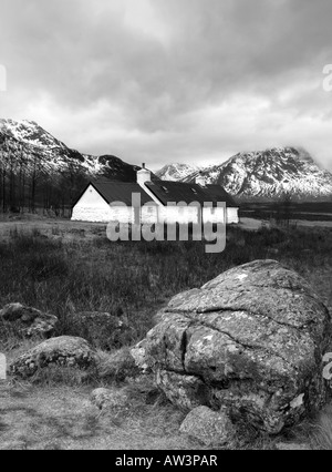 Black Rock Cottage, Glencoe, Scotland, UK Stockfoto