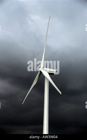 General Electric (GE) Windkraftanlage, Niederaußem bei Köln, Nord Rhein Westfalen, Deutschland. Stockfoto