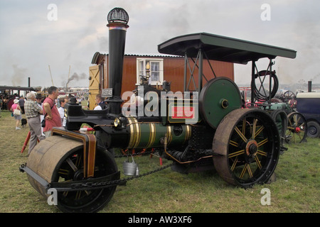 Vintage Dampfwalze, Dorset Steam Fair 2005 Stockfoto