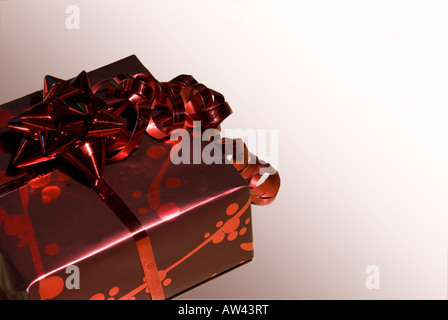 Geschenke mit Bogen Stockfoto
