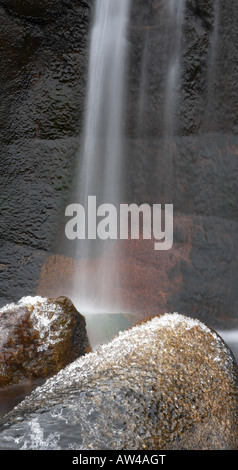 Coupall fällt im Winter, Glencoe, Scotland, UK Stockfoto