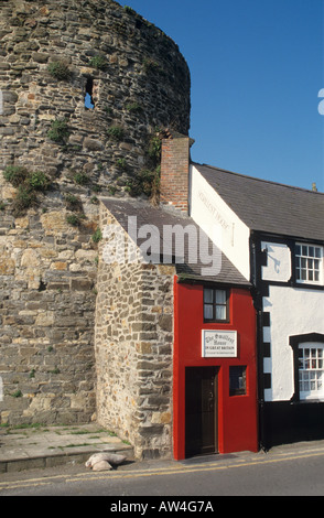 Kleinstes Haus in Großbritannien, Conwy Wales Großbritannien Stockfoto