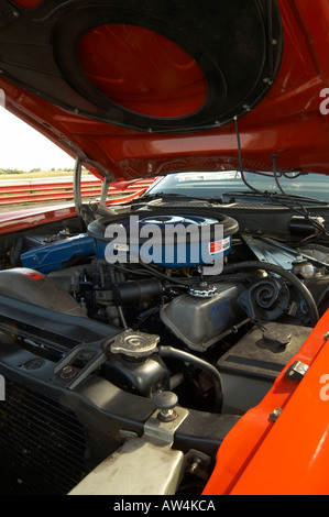 1973 ford Mustang super Cobra Jet Muscle-Car amerikanischen Amerika Leistung Auto Dragstrip Beschleunigungsrennen Ram Luft hohe powered klassischen f Stockfoto