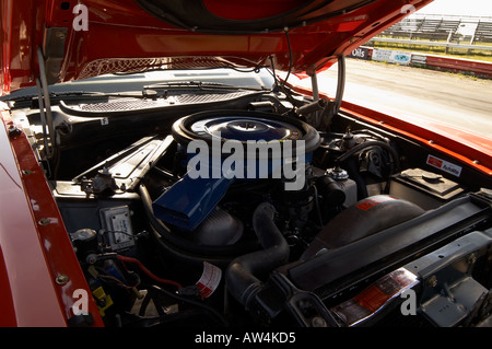 1973 ford Mustang super Cobra Jet Muscle-Car amerikanischen Amerika Leistung Auto Dragstrip Beschleunigungsrennen Ram Luft hohe powered klassischen f Stockfoto