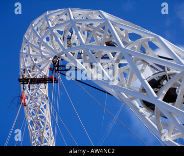 Bogen des Wembley-Stadion im Bau, November 2005 Stockfoto