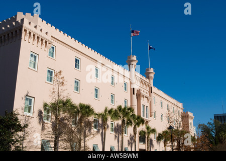 Die alte Zitadelle Haus der die Zitadelle von 1843 bis 1922 Marion Square Charleston SC 31. Dezember 2007 Stockfoto