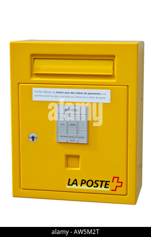 Swiss Post box Stockfoto