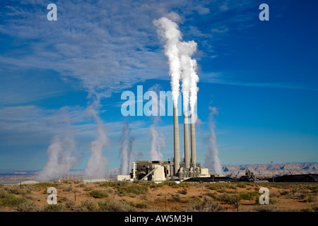 Navajo Kraftwerk an Seite Arizona Stockfoto