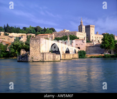 FR - PROVENCE: Pont St. Benezet in Avignon Stockfoto