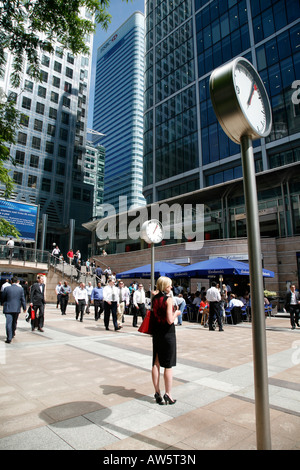 Reuters Plaza in Canary Wharf, London Stockfoto