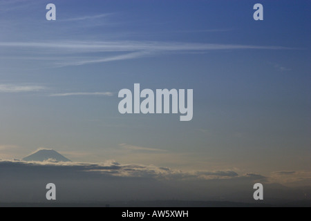 Mount Fuji in einem Abstand von Shinjuku in Tokio, Japan Stockfoto