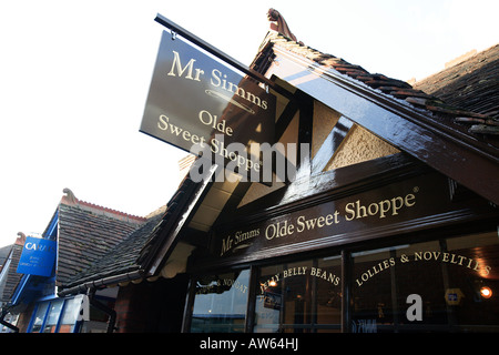 Vereinigtes Königreich Essex Colchester Herr Simms Olde Süßwarenladen Stockfoto
