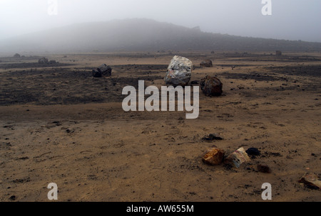 Roter Krater in der Nähe des Tongariro, Nordinsel, Neuseeland Stockfoto