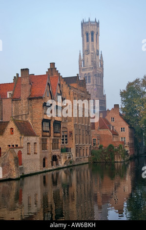 Blick vom Rozenhoedkaai Brügge Belgien Stockfoto