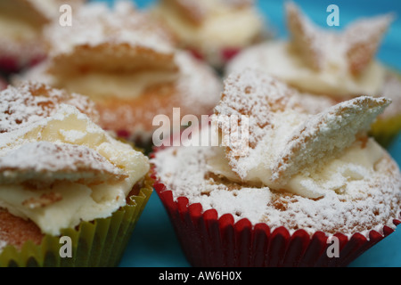 Schmetterling-Kuchen Stockfoto