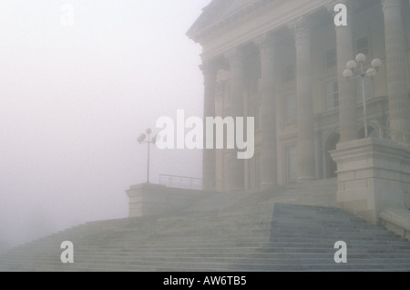 Die Nord-Schritte der Kansas State Capitol in Topeka, Kansas. Stockfoto