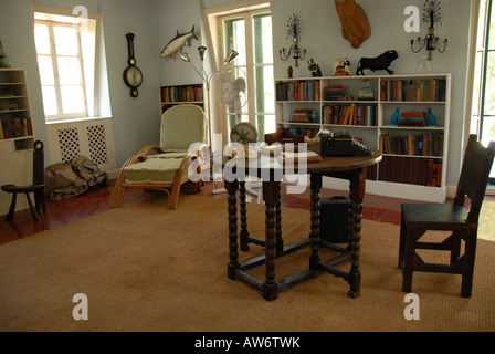 Hemingways Studio Interieur Stockfoto