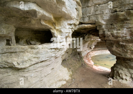 Natural Bridge Lost Valley Trail Buffalo National River Arkansas Stockfoto