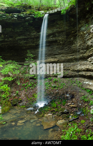 Wasserfälle bei Indian Creek Ponca Wildnis Buffalo National River Arkansas Stockfoto