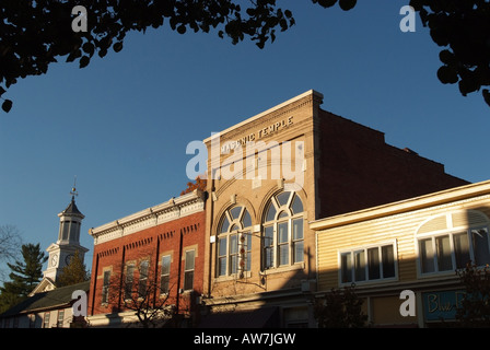 USA Shepherdstown West Virginia Fassaden auf Deutsch Straße Stockfoto