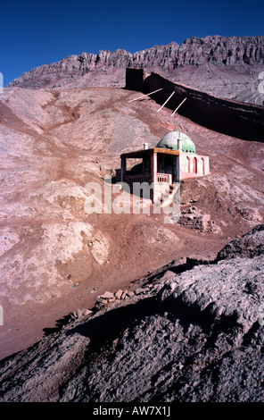 9. Juli 2006 – antike uigurische Dorf von Tuyoq in der Taklamakan-Wüste in der Nähe der Stadt Turpan in der chinesischen Provinz Xinjiang. Stockfoto